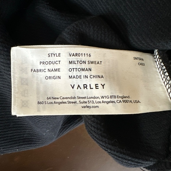 Varley Women's Black Milton Cowl-Neck Pullover Sweatshirt Sweater Size Small - Picture 8 of 13